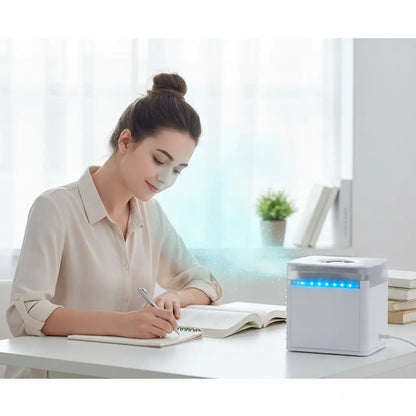Mini Ar-Condicionado Portátil AirCooler 3 em 1 – Climatiza, Umidifica e Purifica o Ar
