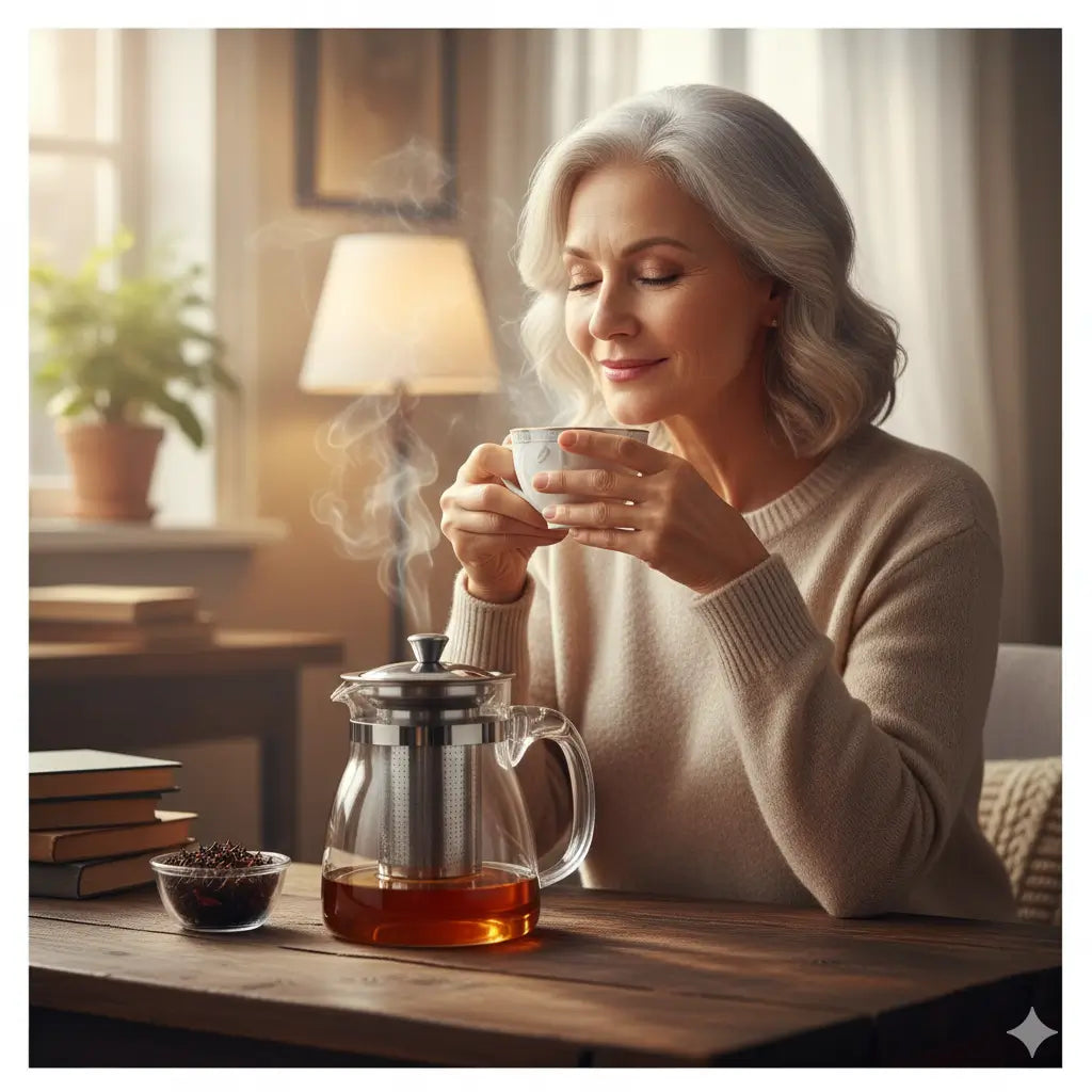 Bule de Vidro com Infusor de Chá 500ml – Elegância, Sabor e Bem-Estar em Cada Gole