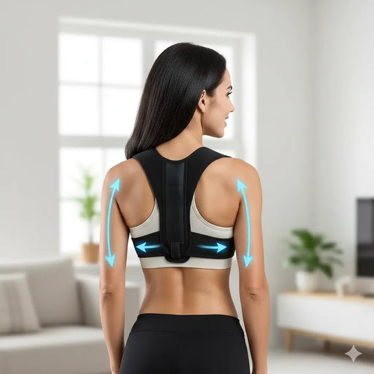 Corretor Postural Unissex Lunari Vida Curto - Conforto para suas costas