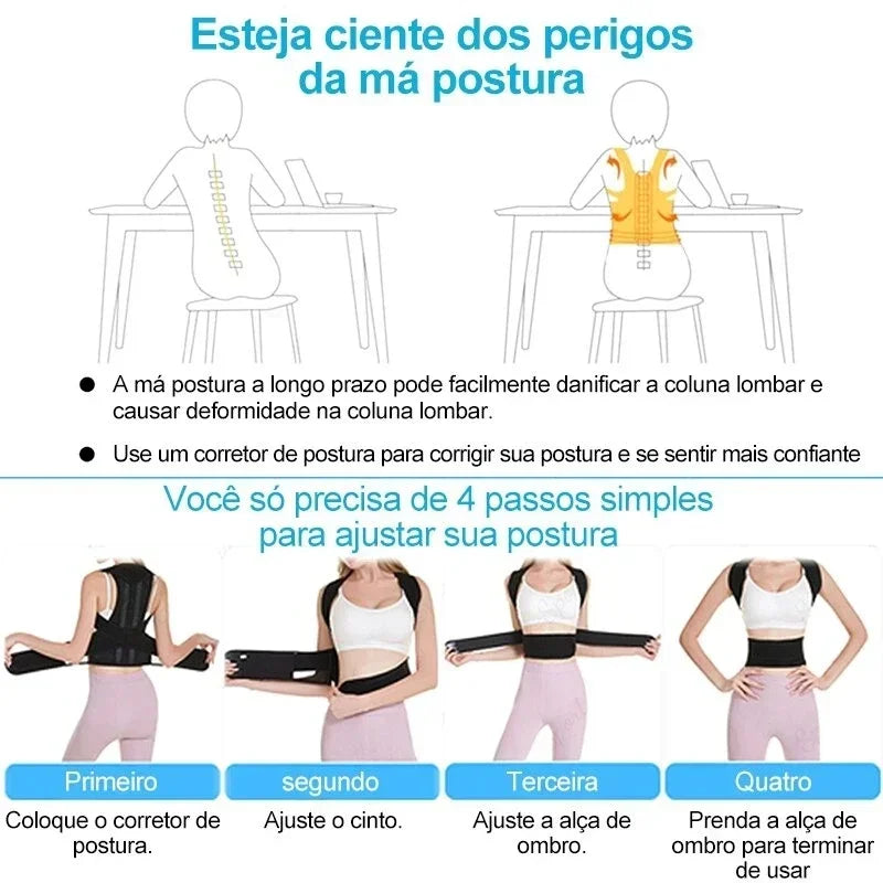 corretor de postura "Achieve Posture"