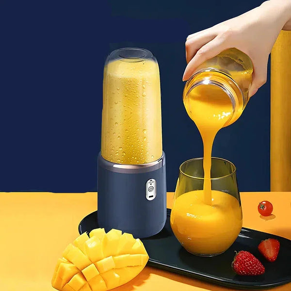 Mini Liquidificador Portátil 400ml USB Recarregável.
