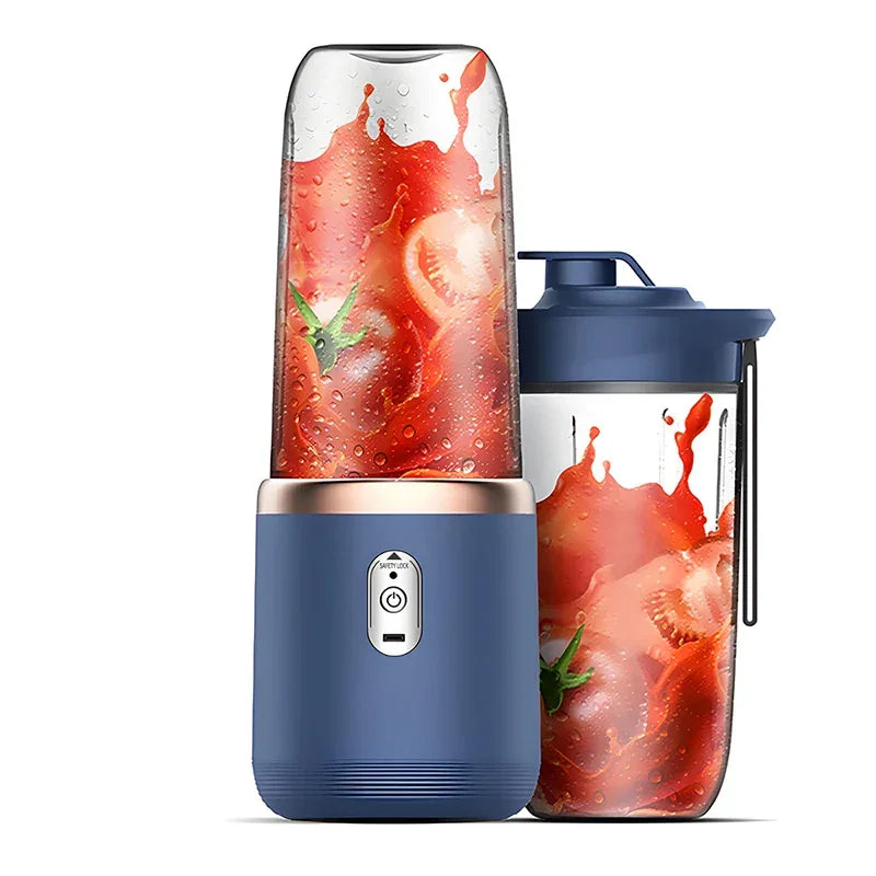 Mini Liquidificador Portátil 400ml USB Recarregável.