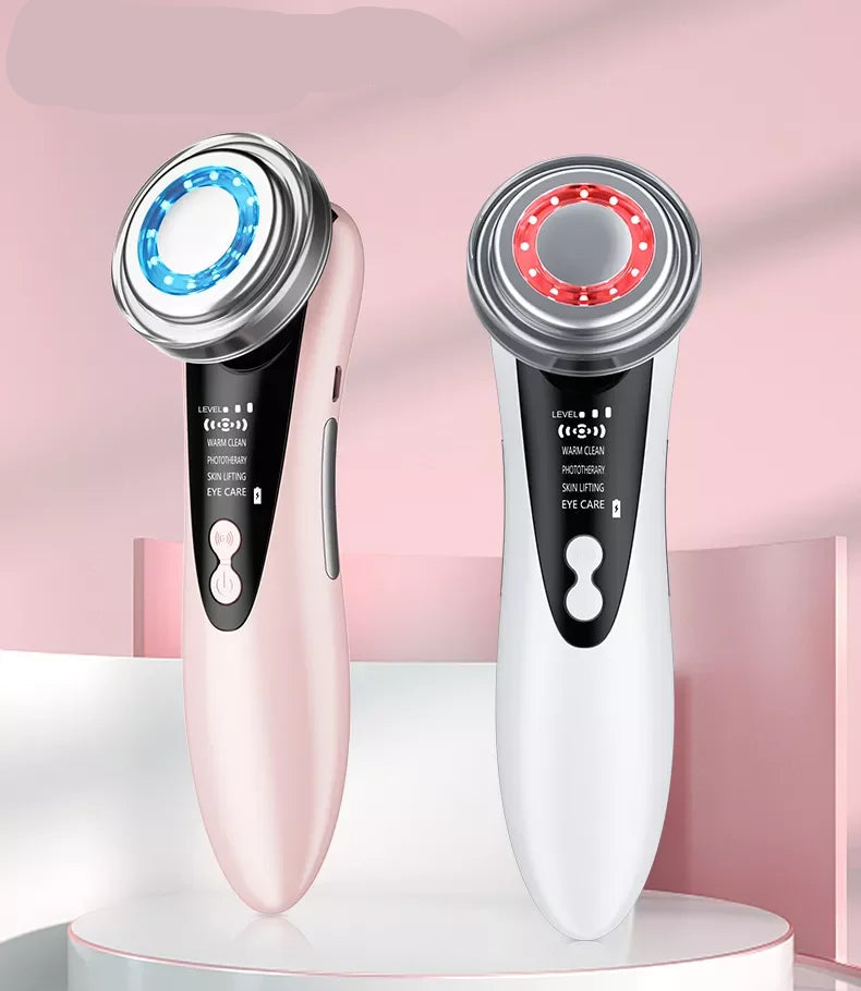 Massageador Facial 4 em 1 com Fototerapia e Limpeza Profunda