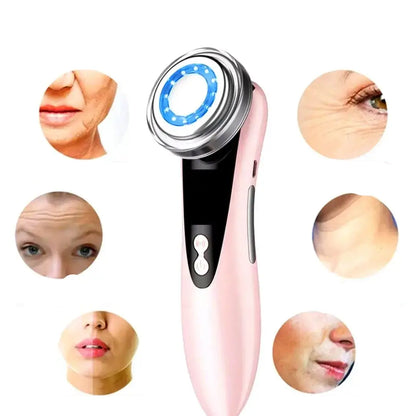 Massageador Facial 4 em 1 com Fototerapia e Limpeza Profunda