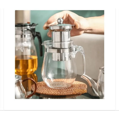 Bule de Vidro com Infusor de Chá 500ml – Elegância, Sabor e Bem-Estar em Cada Gole