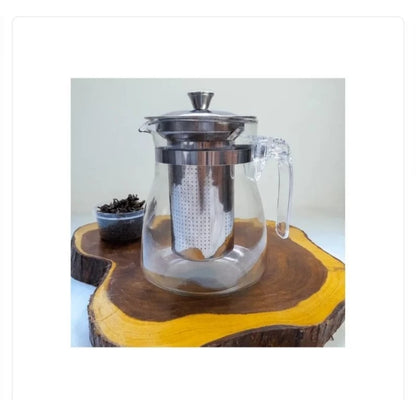 Bule de Vidro com Infusor de Chá 500ml – Elegância, Sabor e Bem-Estar em Cada Gole