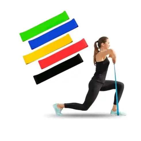 Kit Elásticos de Treino + Extensor | Ganhe uma Corda de Pular