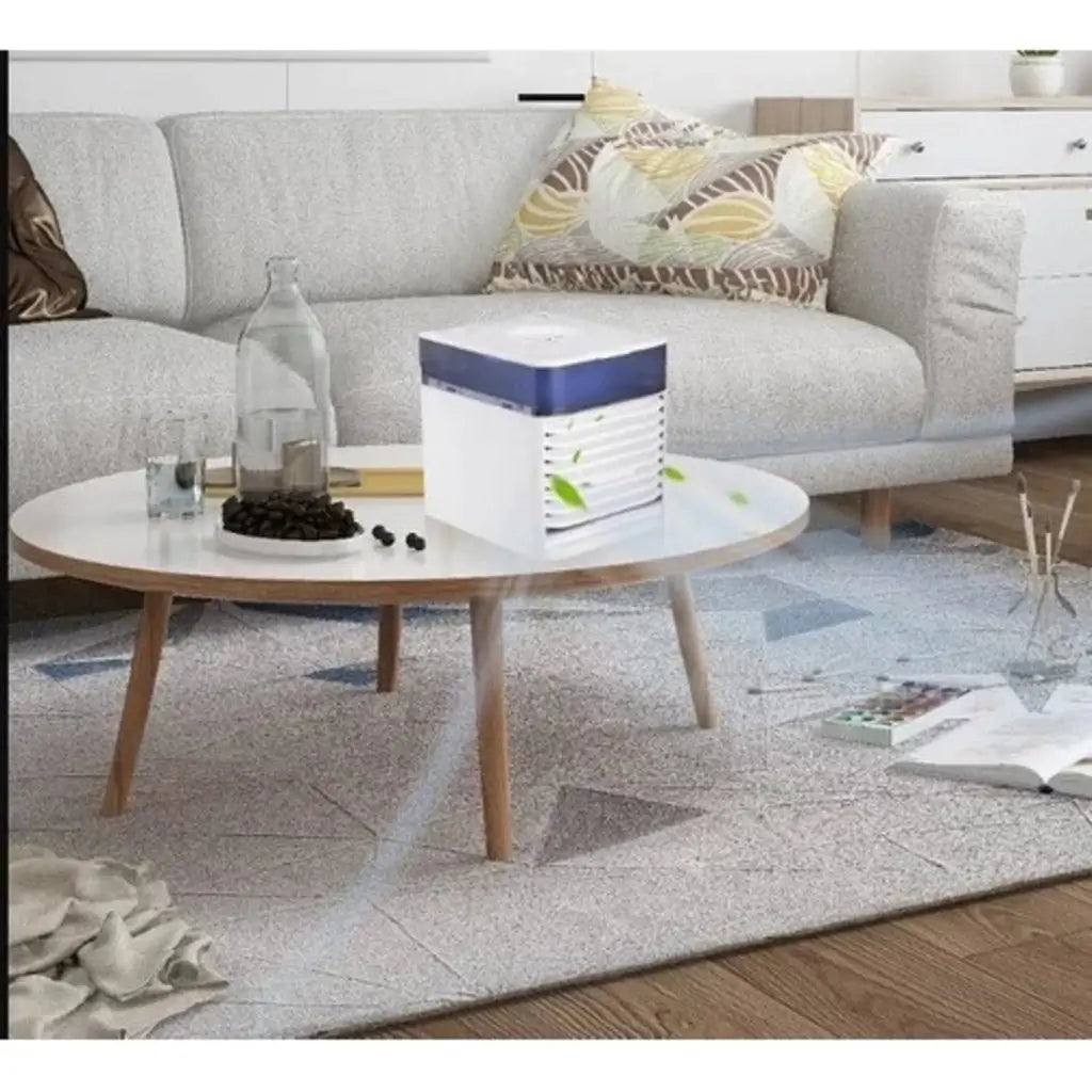 Mini Ar-Condicionado Portátil AirCooler 3 em 1 – Climatiza, Umidifica e Purifica o Ar